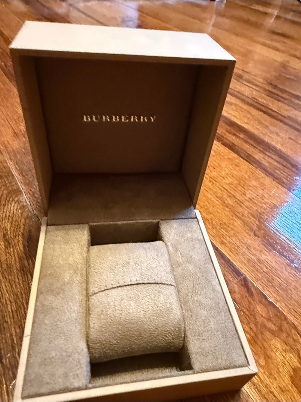 Burberry Plaid Strap Silver Dial Watch - Beige & Black